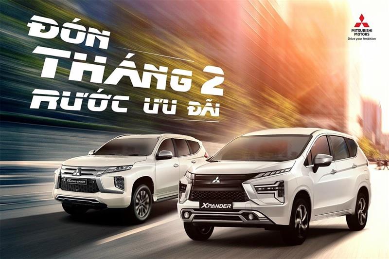 Cập nhật bảng giá + chương trình khuyến mãi mới nhất các dòng xe Mitsubishi tháng 2/2023